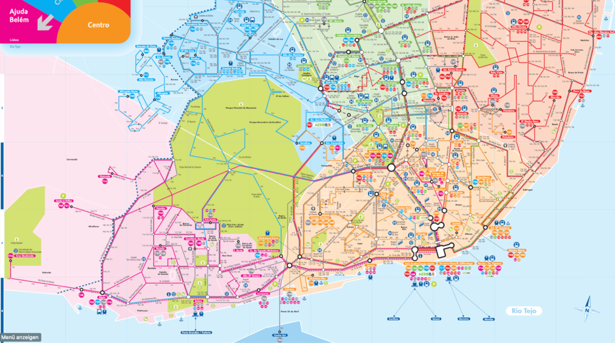 Öffentlicher Nahverkehr Lissabon